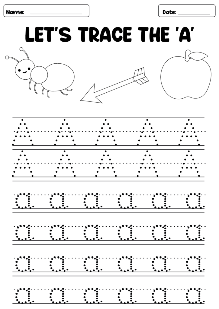 Free Printable Preschool Alphabet Tracing Worksheets – Templates Printable Free Printable Preschool Alphabet Tracing Worksheets - Templates Printable