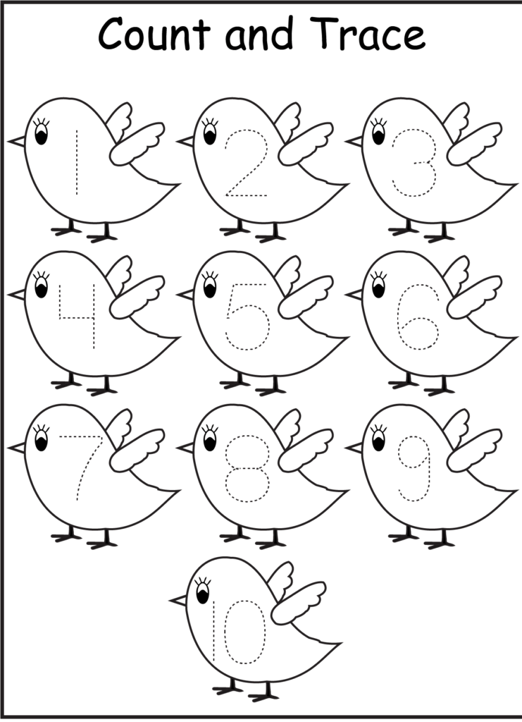 Free Printable Preschool Color Worksheets Tracing - Free Coloring ...