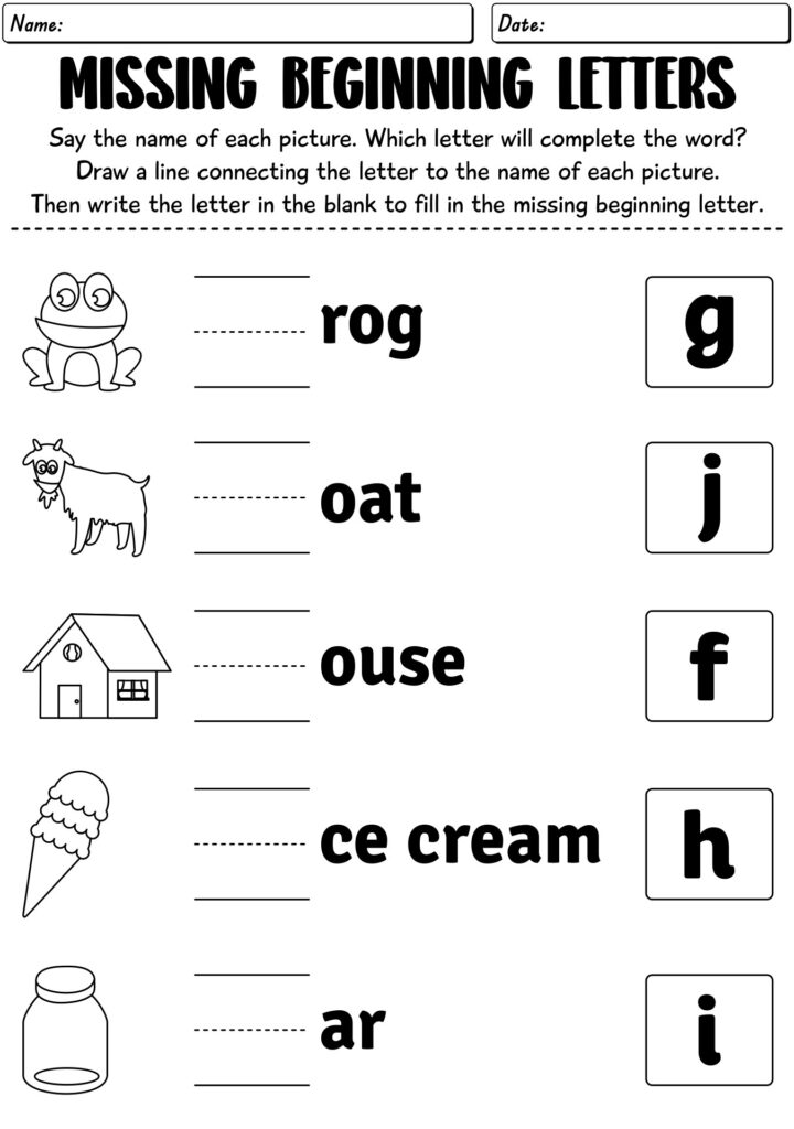 Free Printable Preschool Language Worksheets – 15 Kindergarten Language Arts Worksheets – Free PDF at worksheeto.com Free Printable Preschool Language Worksheets - 15 Kindergarten Language Arts Worksheets - Free PDF at worksheeto.com