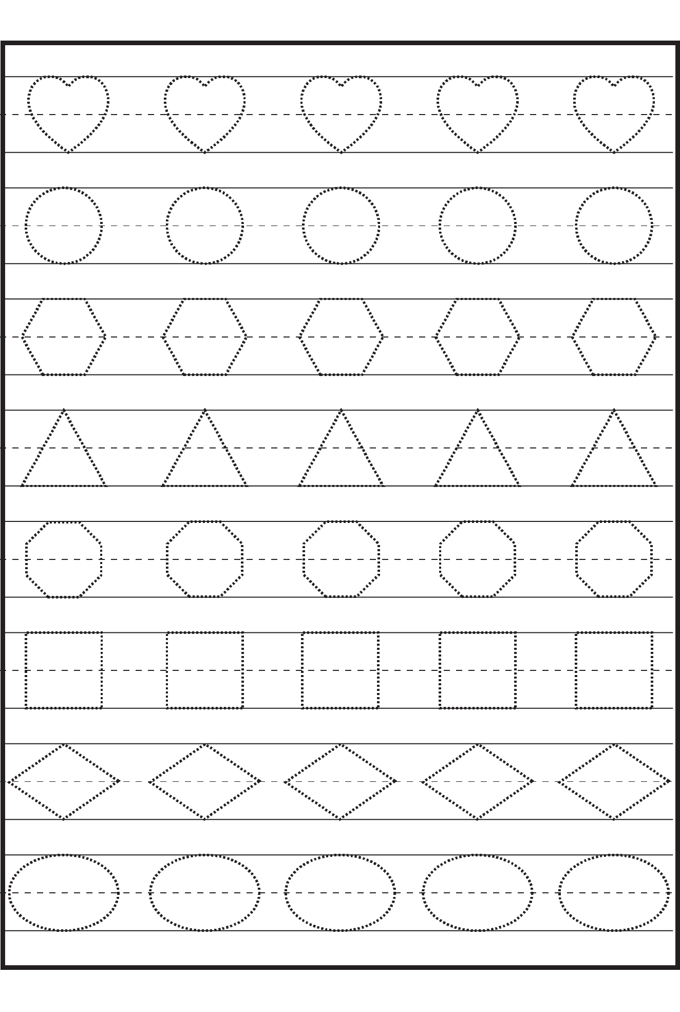 Free Printable Preschool Tracing Sheets - Tracing Worksheets Free Printable - King Printables