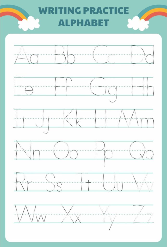 Free Printable Preschool Worksheets Tracing Letters Dtlk - Preschool ...