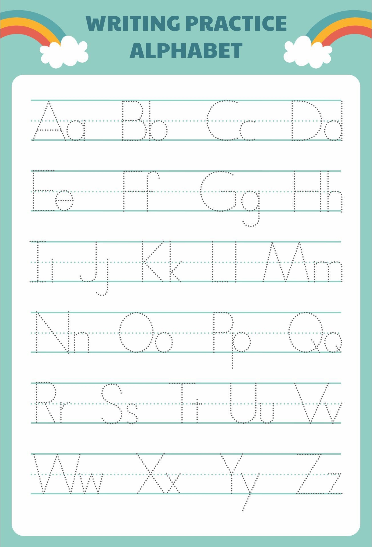 Free Printable Preschool Worksheets Tracing Letters Dtlk - Preschool ...