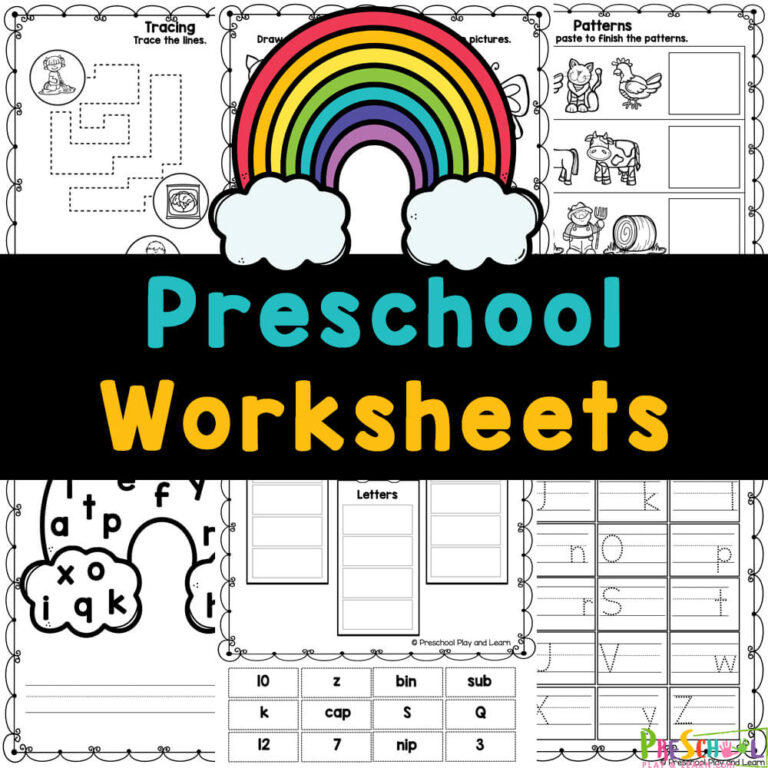 Free Printable Printable Preschool Worksheet - Preschool Free Printables Pdf