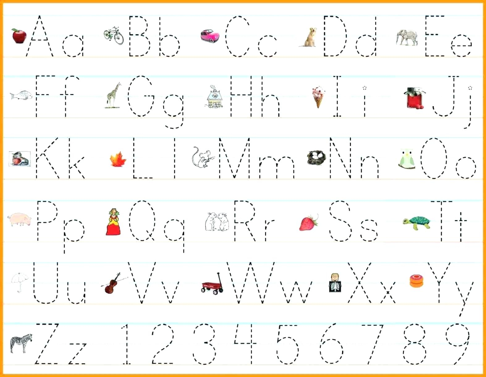 Free Printable Traceable Letters For Preschoolers - Tracing Letters Free Printables - Online Lesson