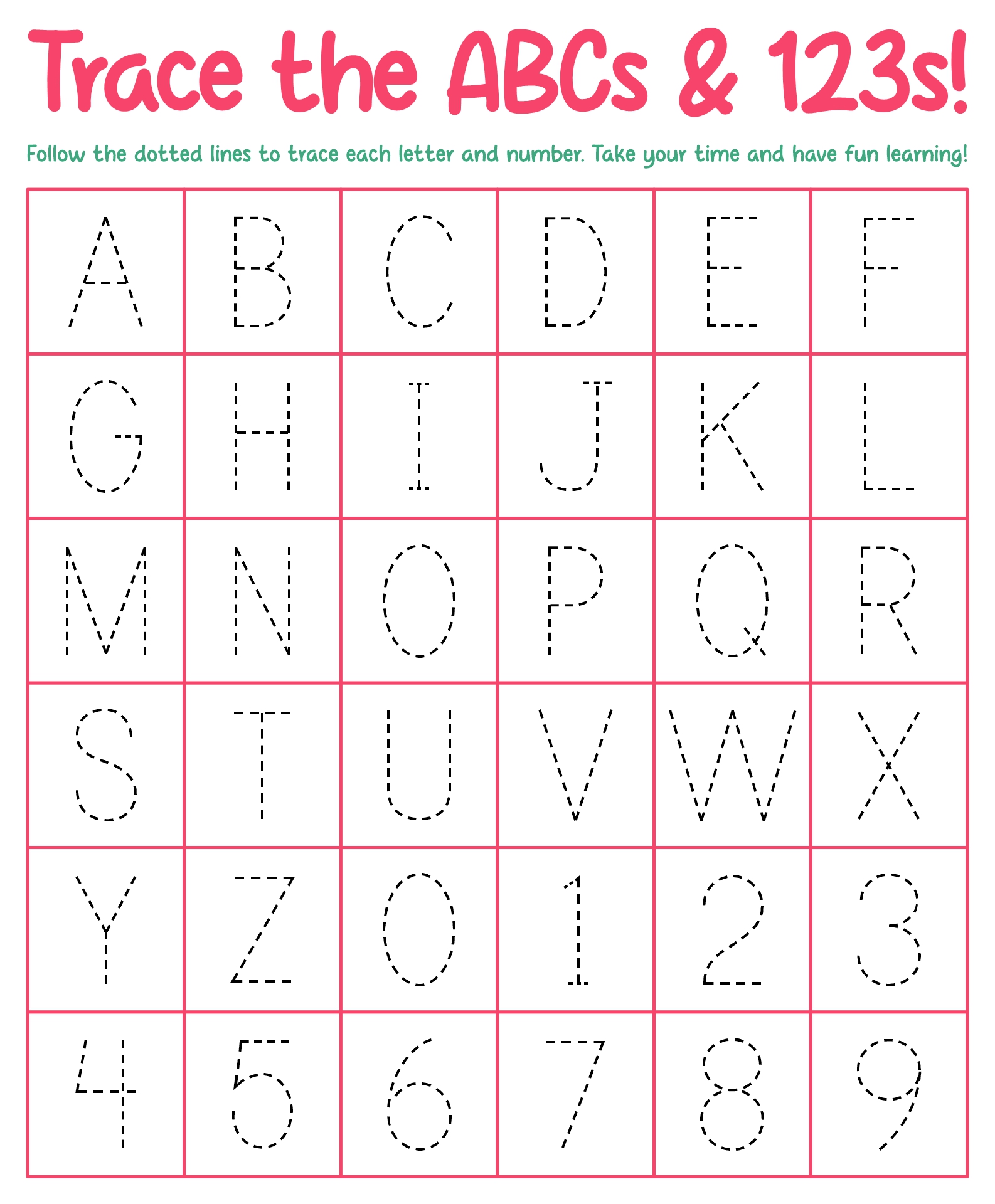 Free Printable Tracing And Cutting Worksheets - Free Printable Alphabet Tracing Templates