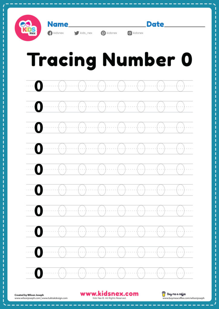 Free Printable Tracing Lines Worksheet | KidsNex