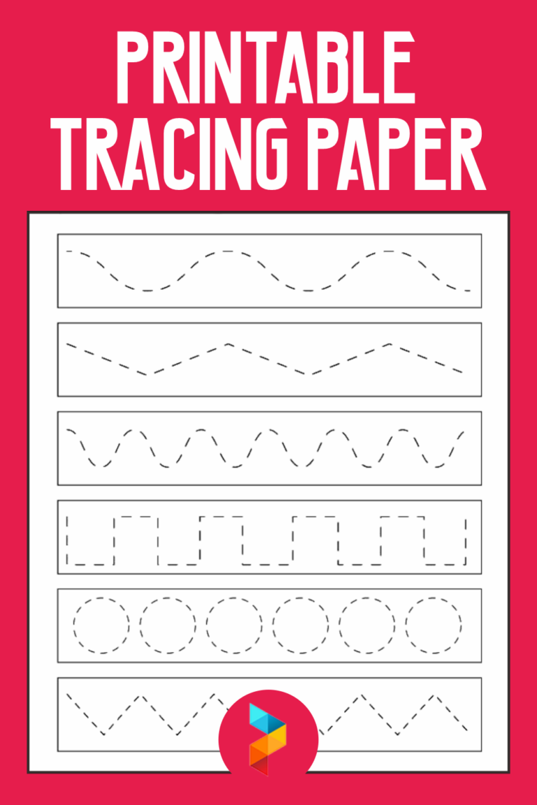 Free Printable Tracing Paper For Kindergarten - Free Tracing Printables - Templates Printable