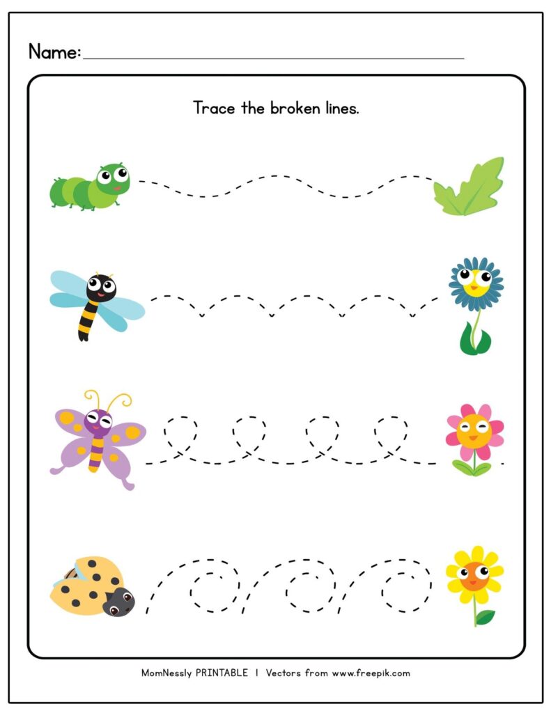 Free Printable Tracing Worksheets It’s Perfect For Preschoolers … Free Printable Tracing Worksheets It’s Perfect For Preschoolers ...