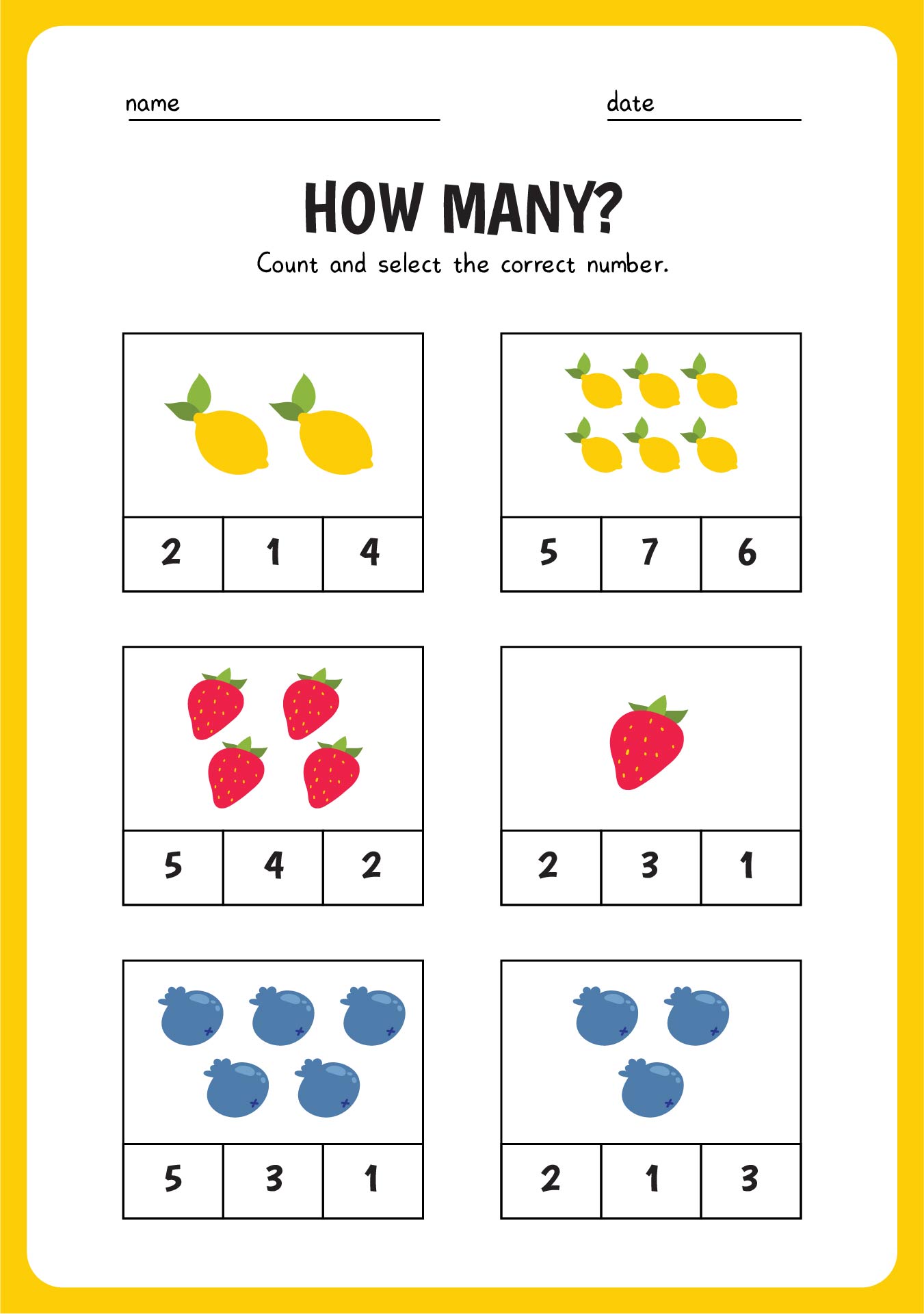Free Printable Worksheet For 4 Year Old - Engaging Worksheets for 4-Year-Olds | Fun Learning Activities for ...
