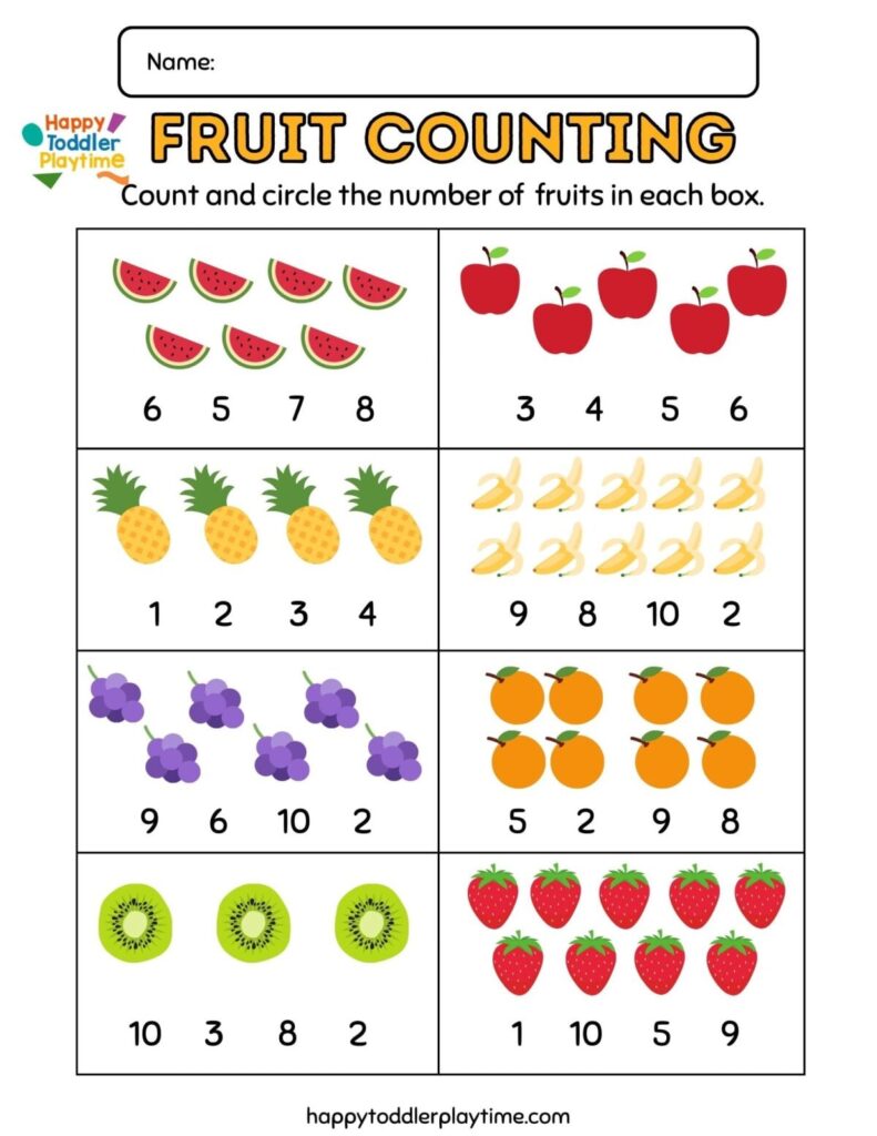 Free Printable Worksheets For Counting For Preschool – Free Printable Kindergarten Counting Worksheets – Happy Toddler Playtime Free Printable Worksheets For Counting For Preschool - Free Printable Kindergarten Counting Worksheets - Happy Toddler Playtime