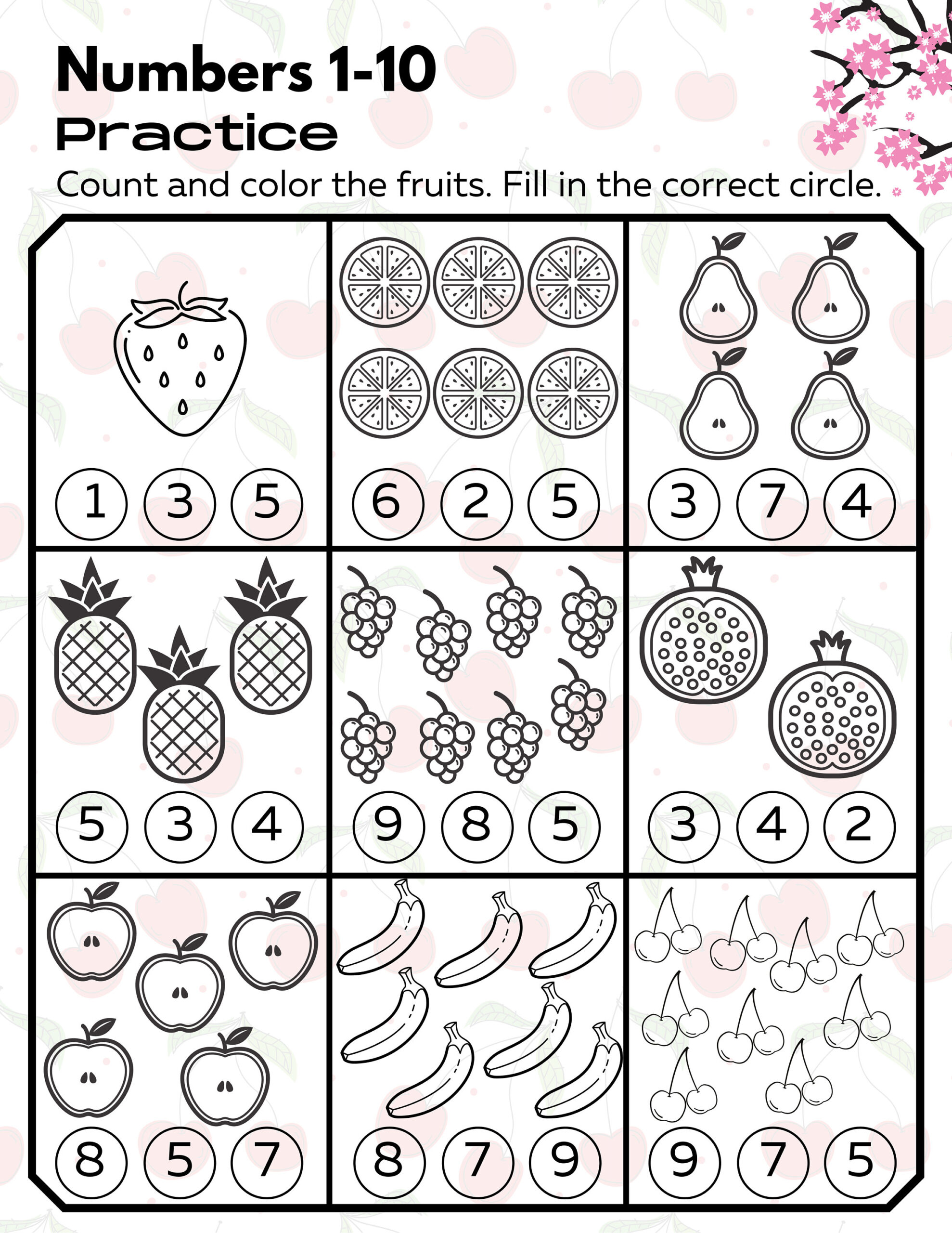 Free Printing Worksheets For Kindergarten - Free Math Worksheets Kindergarten Printable – Fun! - Printables for ...