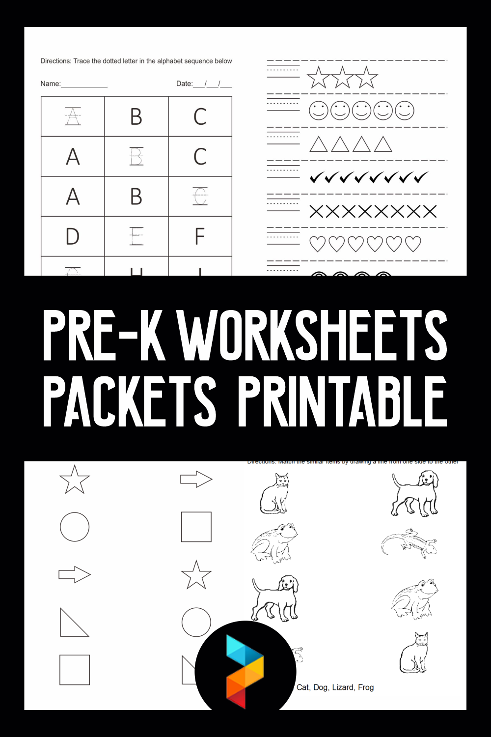 Free Worksheets For Pre K - Pre-K Worksheets Packets - 10 Free PDF Printables | Printablee