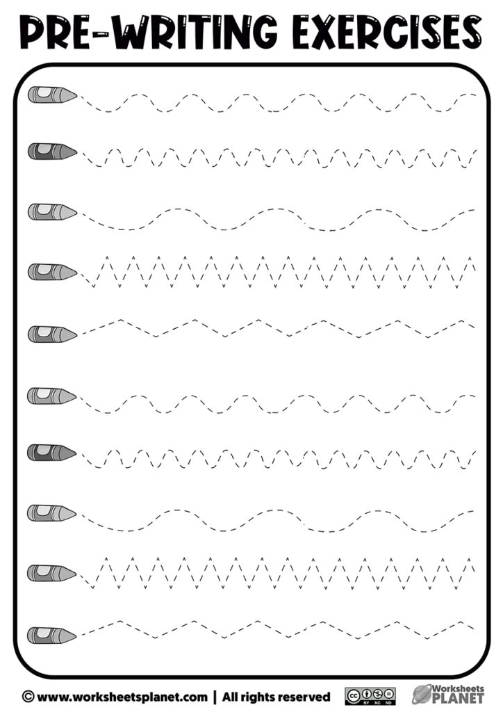 Free Writing Practice Worksheets For Kindergarten at Katherine Roosa blog