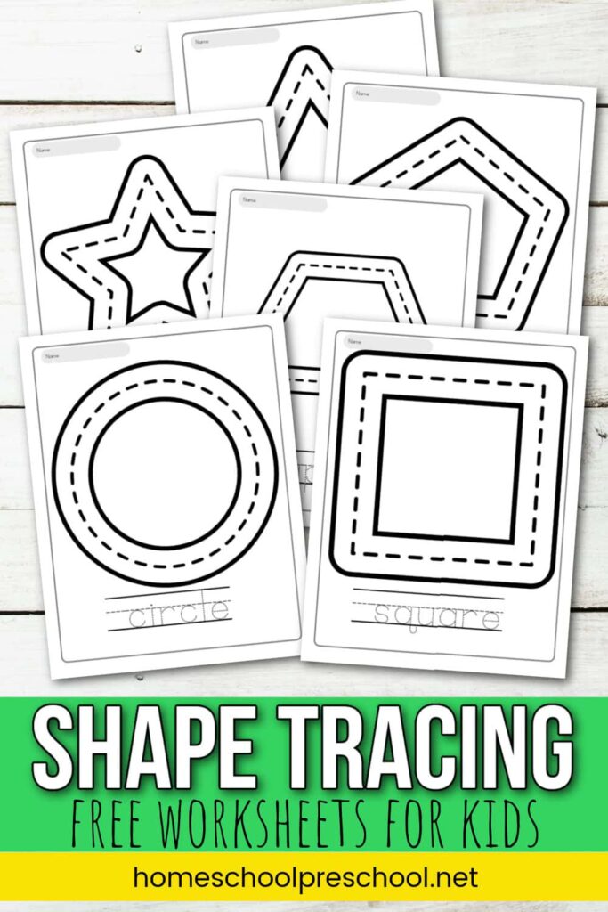 Fun & Free: Shape Tracing Activities for Kindergarten Kids! Fun & Free: Shape Tracing Activities for Kindergarten Kids!