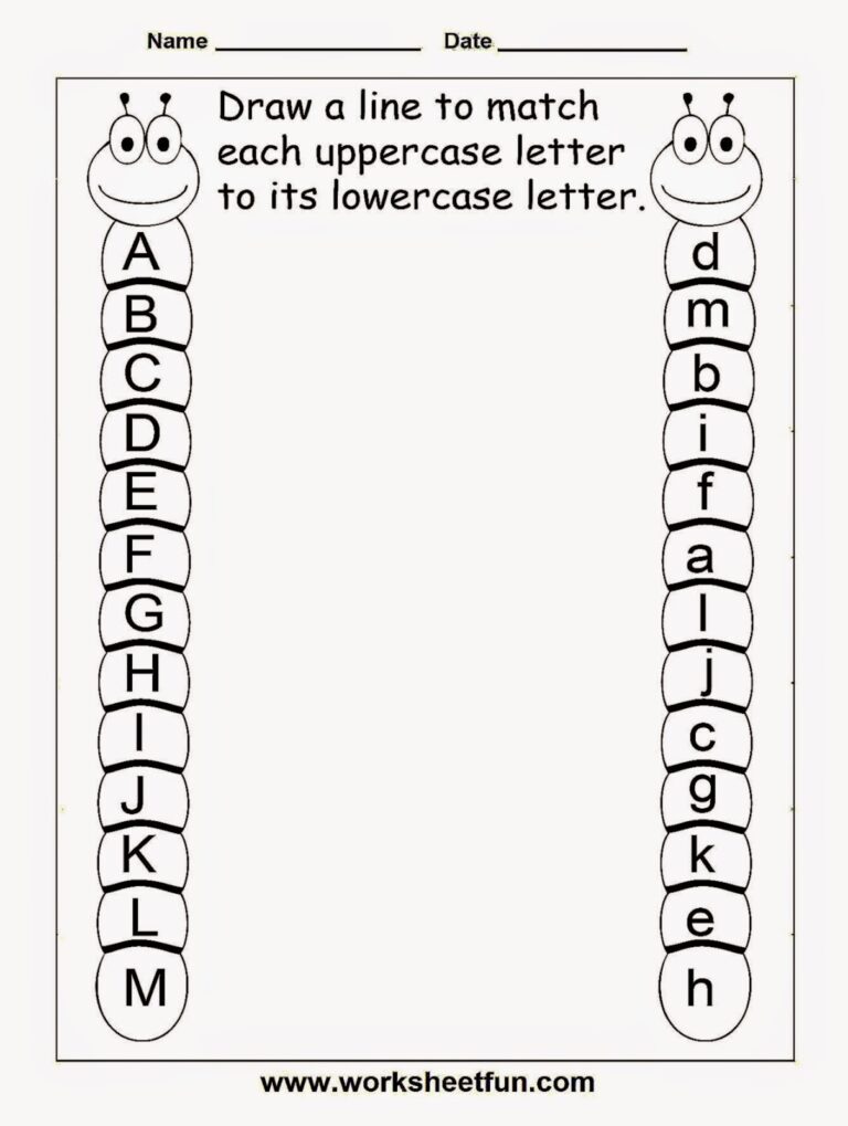 Kindergarten Worksheets Free To Print - Free Printable Worksheets for Kindergarten: Boost Early Learning