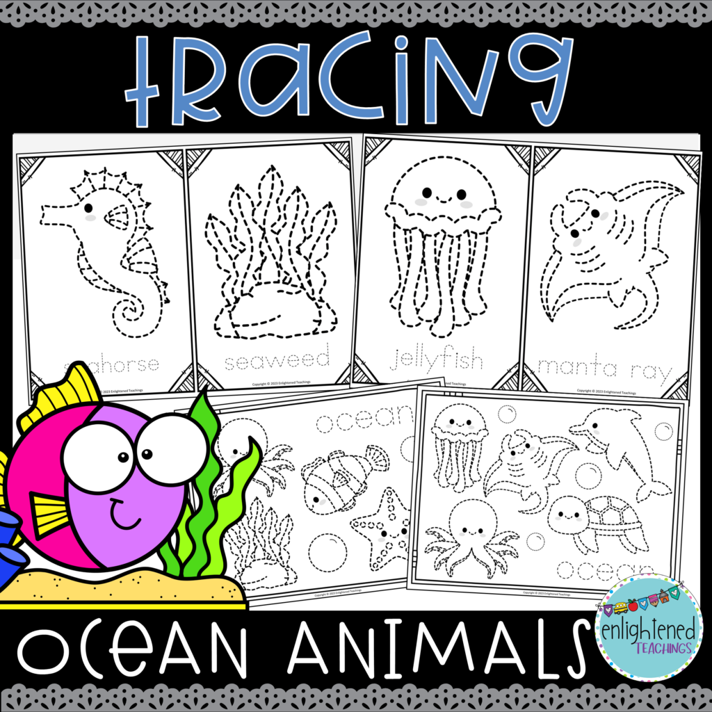 Ocean Animals Tracing Worksheets Fine Motor Activity Ocean Animals … Ocean Animals Tracing Worksheets Fine Motor Activity Ocean Animals ...