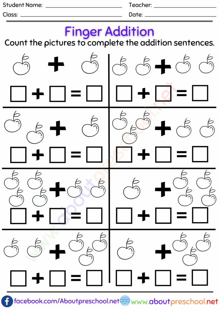 Pre K Addition Worksheets – Adriansonfifth Pre K Addition Worksheets - Adriansonfifth