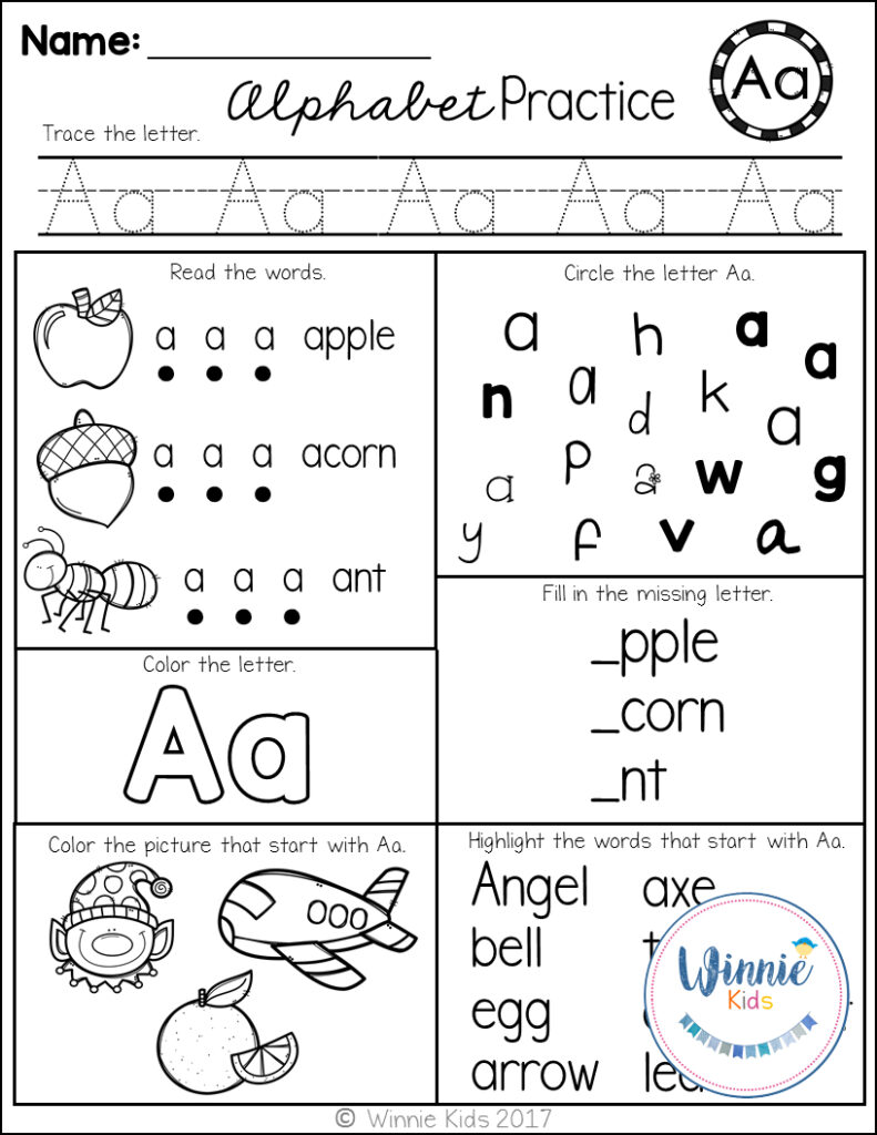 Pre-K Alphabet Recognition Worksheets | AlphabetWorksheetsFree.com Pre-K Alphabet Recognition Worksheets | AlphabetWorksheetsFree.com