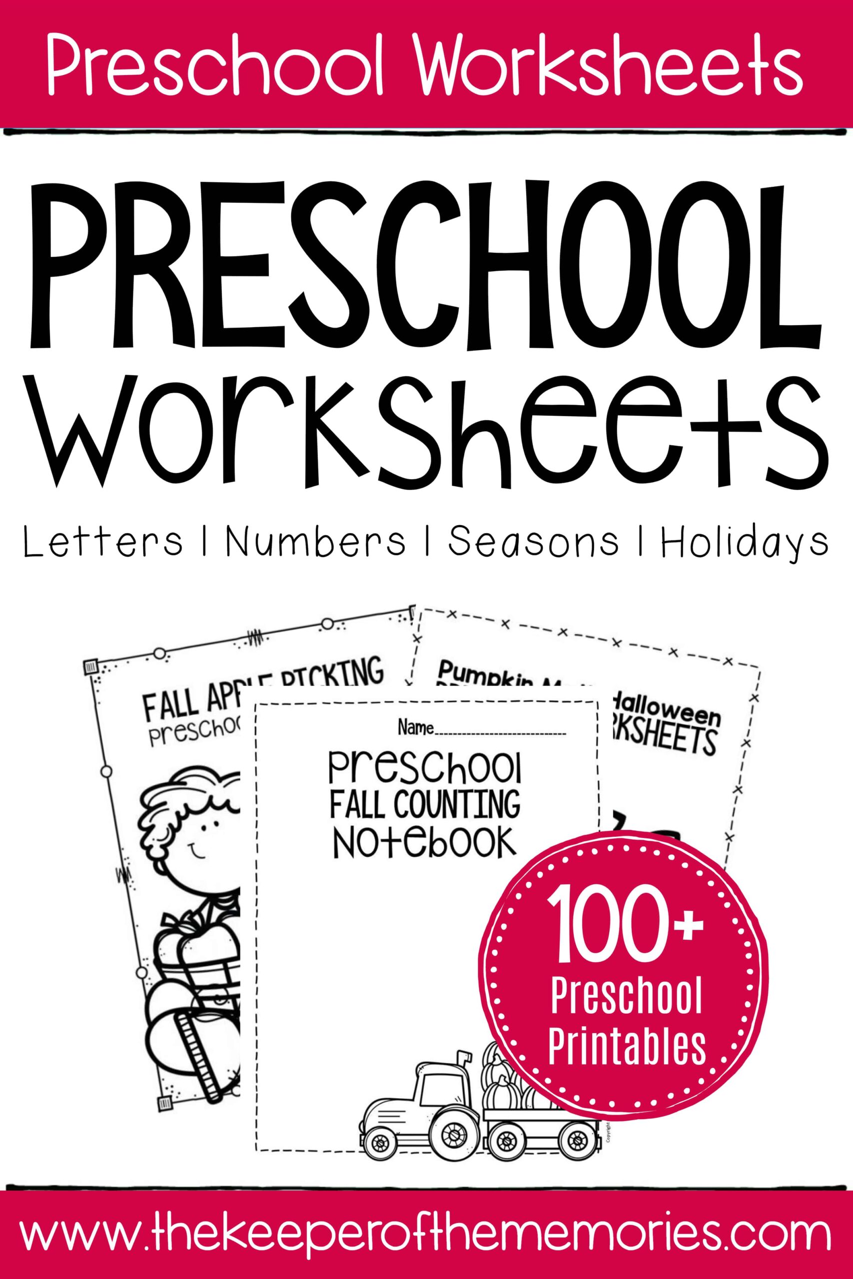 Pre K Free Printable Worksheets - Preschool Worksheets - Worksheets Library