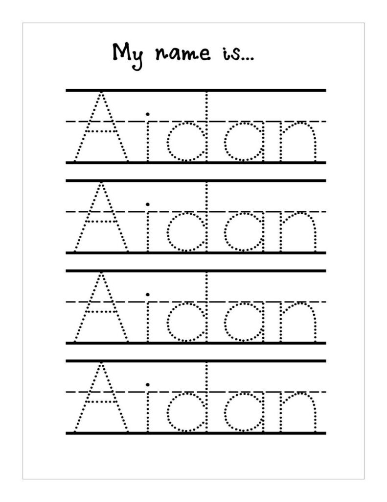 Pre K Name Tracing | AlphabetWorksheetsFree.com Pre K Name Tracing | AlphabetWorksheetsFree.com