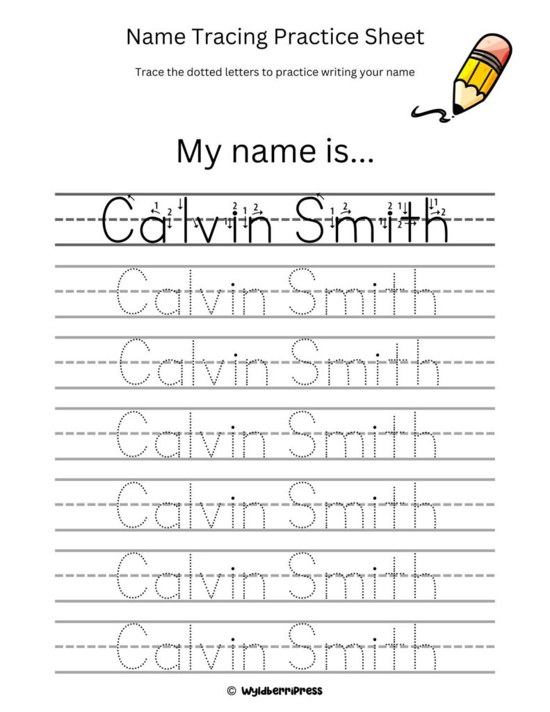 Pre K Name Writing Worksheets – Pre-k Custom Name Tracing Worksheet | Name Trace Printable … Pre K Name Writing Worksheets - Pre-k Custom Name Tracing Worksheet | Name Trace Printable ...
