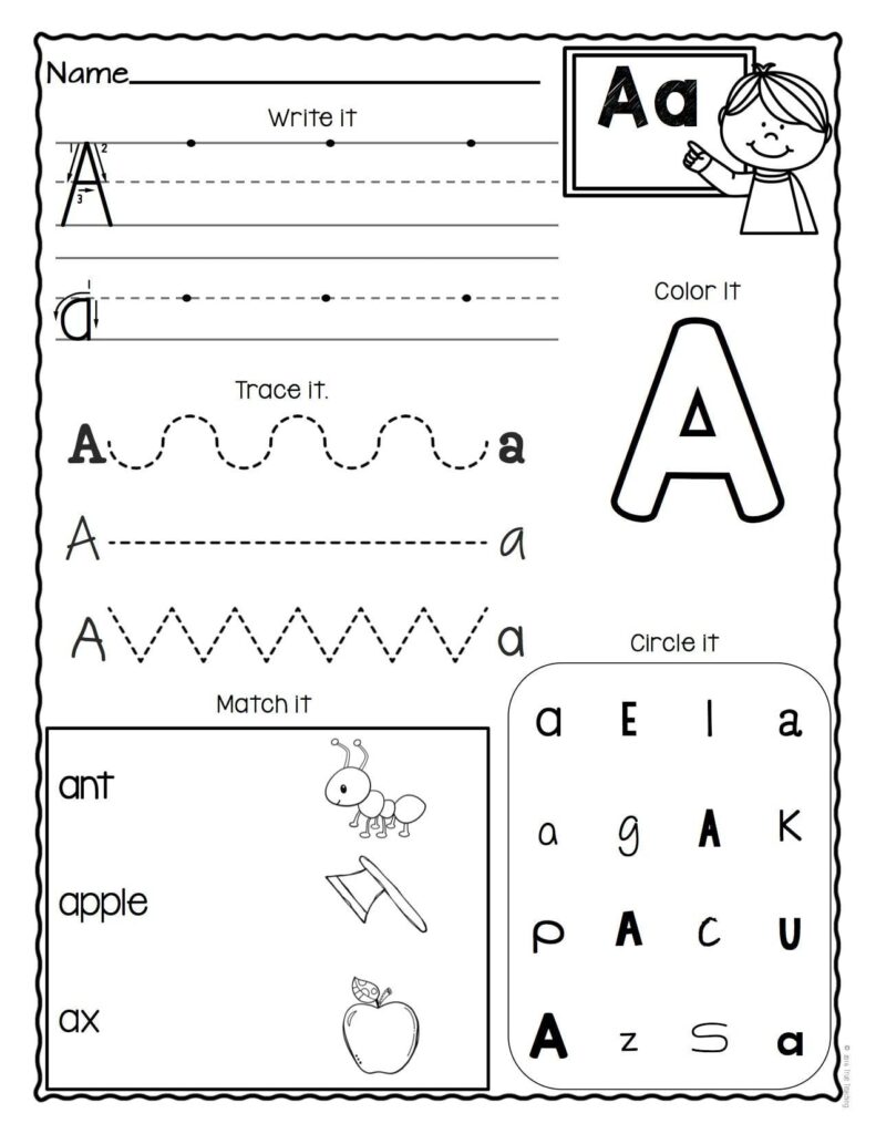 Pre K Printable Worksheets – WorksheetsCity Pre K Printable Worksheets - WorksheetsCity