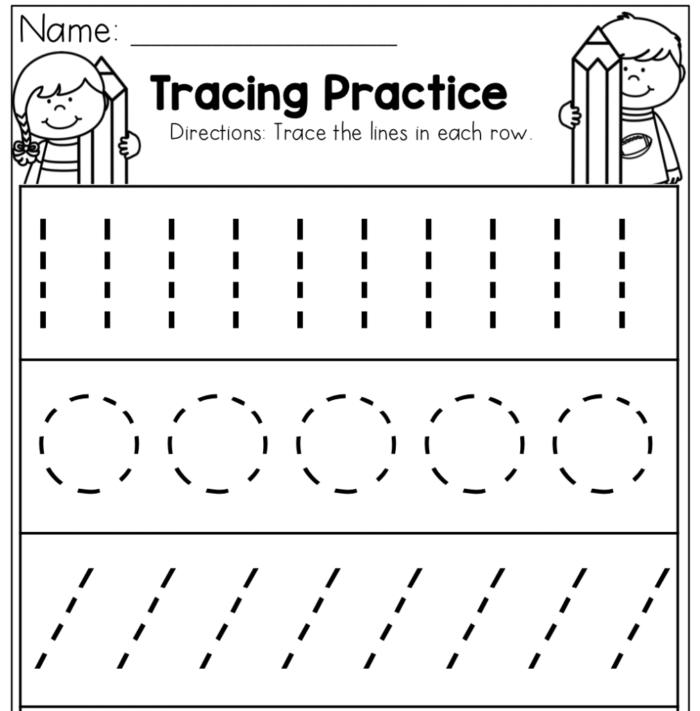 Pre K Tracing Worksheets Free - Printable Kindergarten Tracing Worksheets