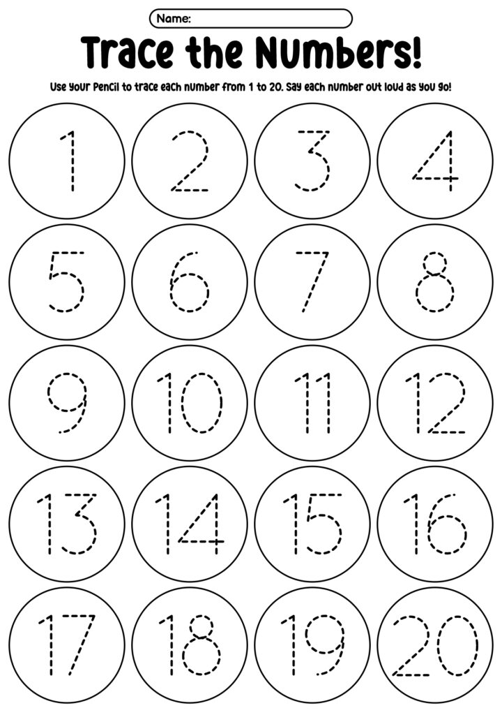 Pre K Worksheets