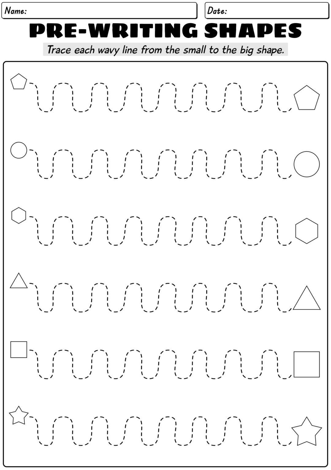 Free Pre Writing Worksheets For Preschool: Engage Young Learners in ...