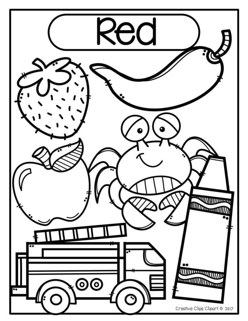 Preschool Coloring Sheet Preschool Coloring Sheet