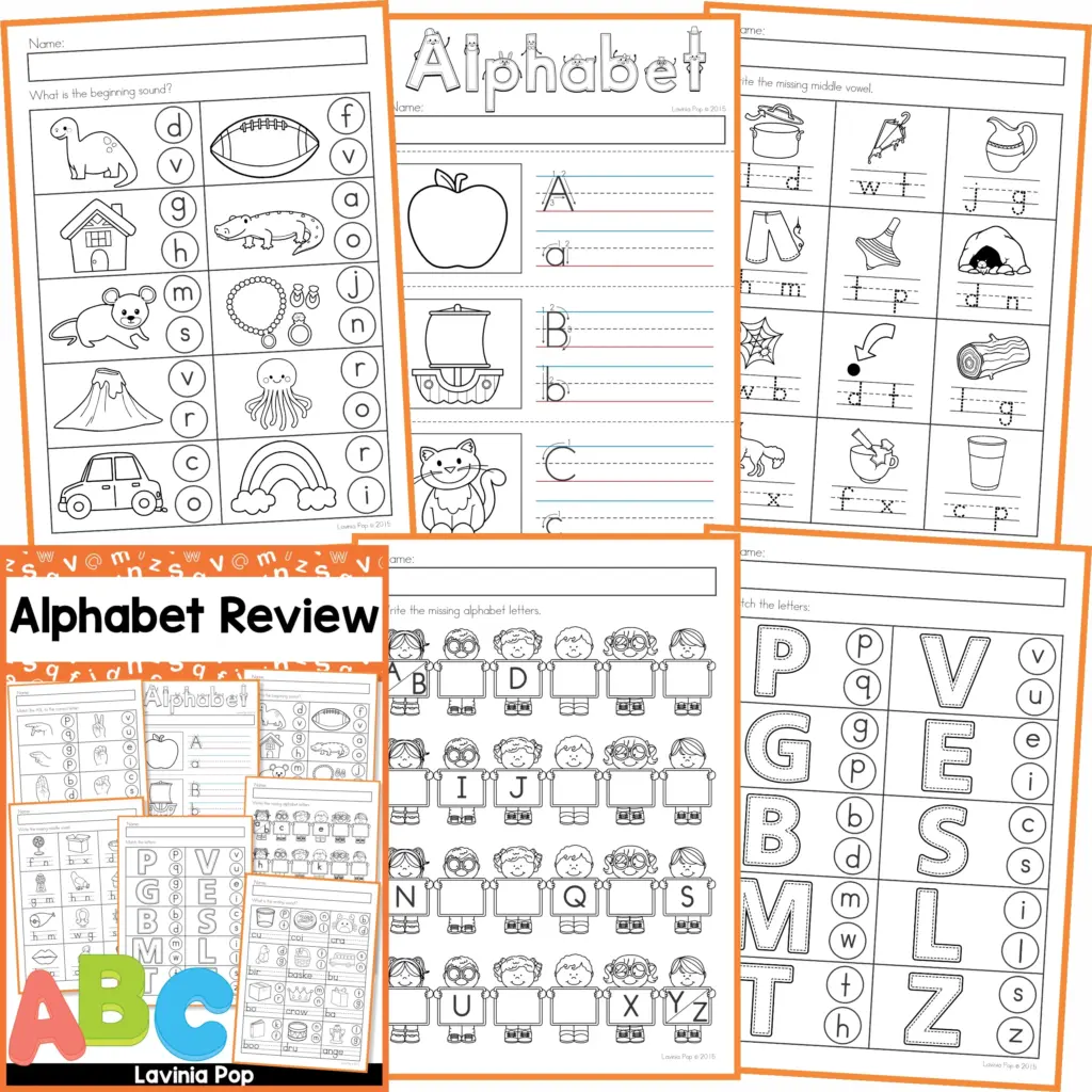 Preschool Letter Review Worksheets Preschool Letter Review Worksheets