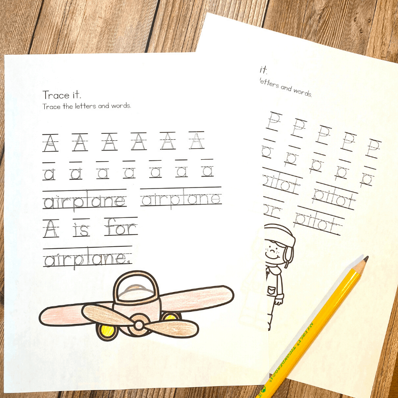 Printable Airplane Activities for Preschoolers Printable Airplane Activities for Preschoolers