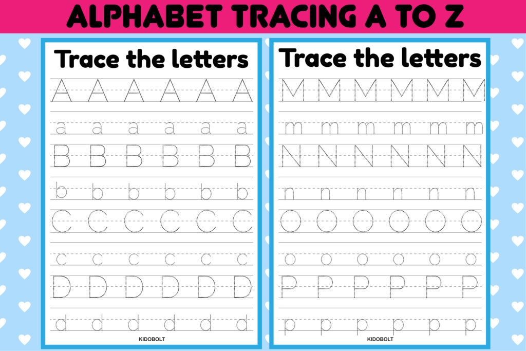 Printable Alphabet Tracing Worksheets A Z – Preschool Coloring … Printable Alphabet Tracing Worksheets A Z - Preschool Coloring ...