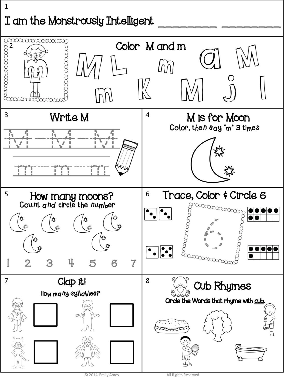 Printable Homework Sheets For Preschool - Free Printable Homework Worksheets | Peggy Worksheets
