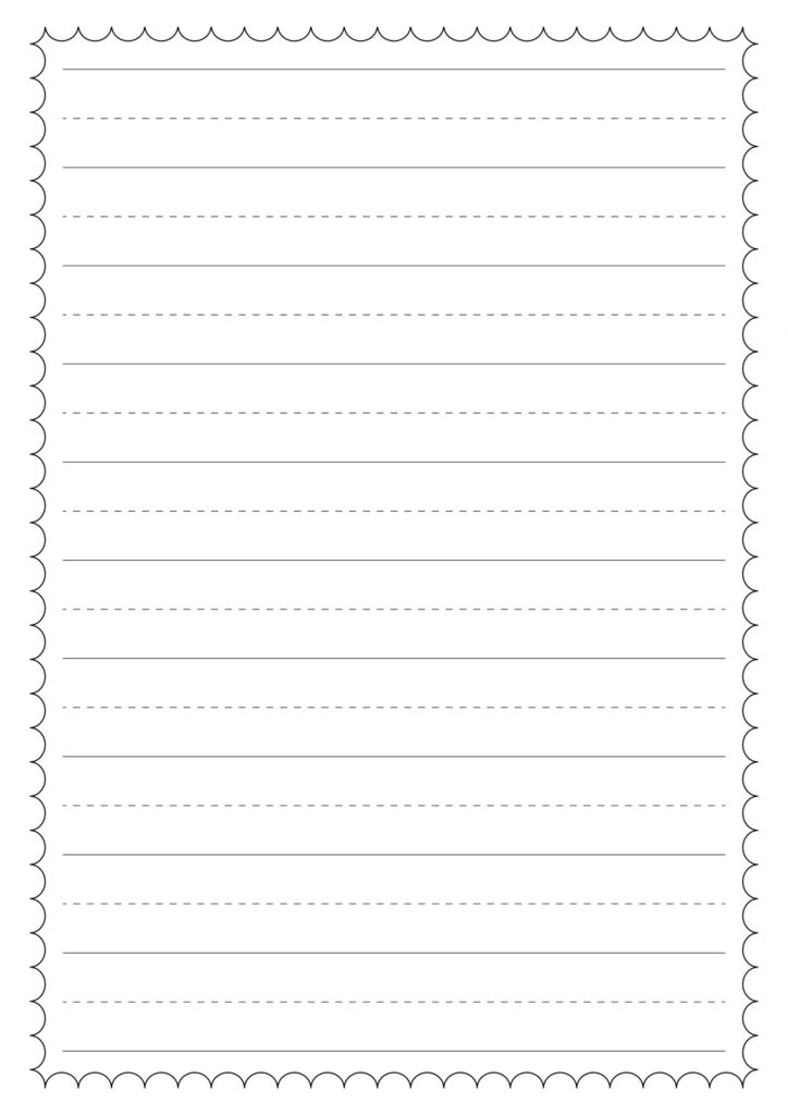 Printable Kindergarten Writing Paper Printable Kindergarten Writing Paper