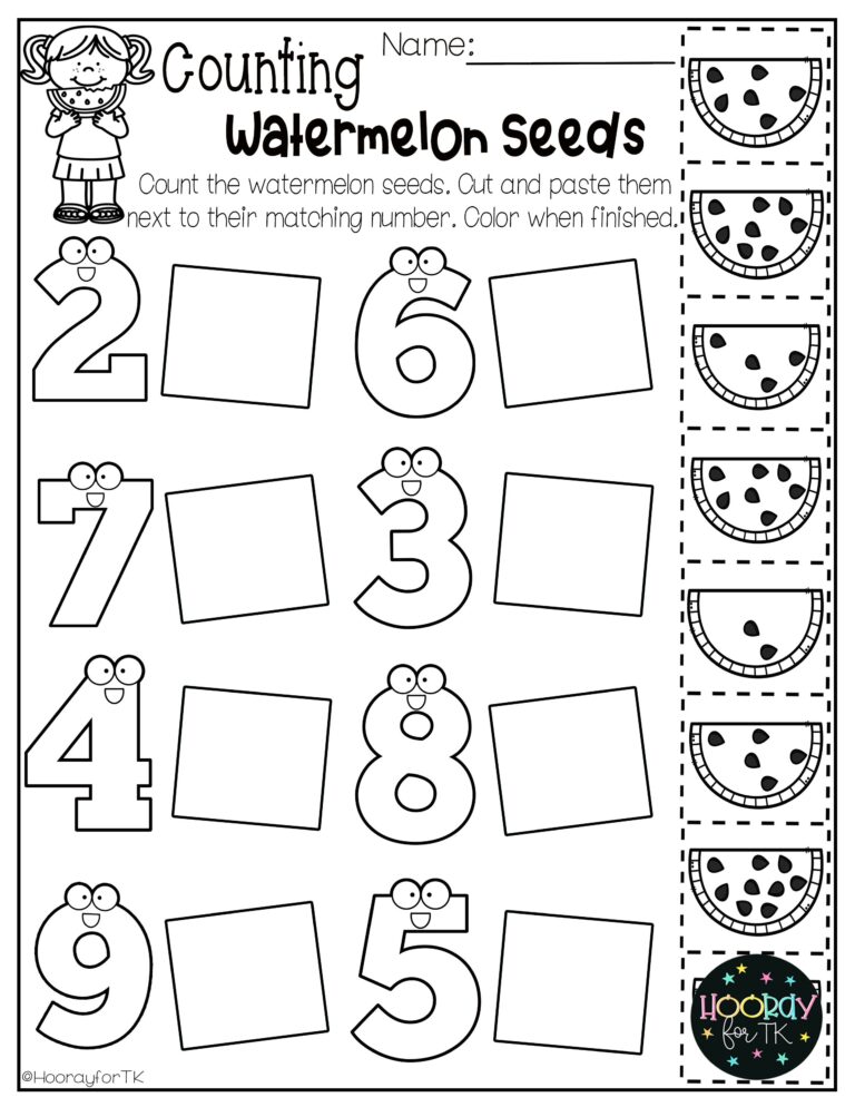 Printable Pre-K Activity Sheets - Best Free Printable Worksheets For Kindergarten - Printable Board Games