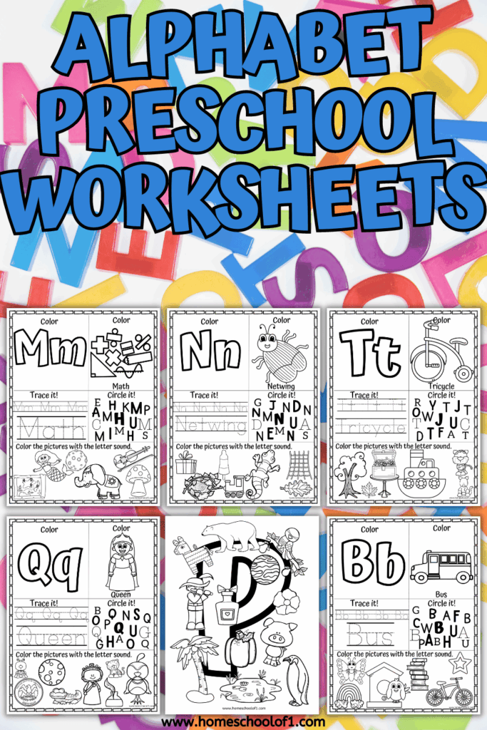 Printable Preschool Alphabet Worksheets