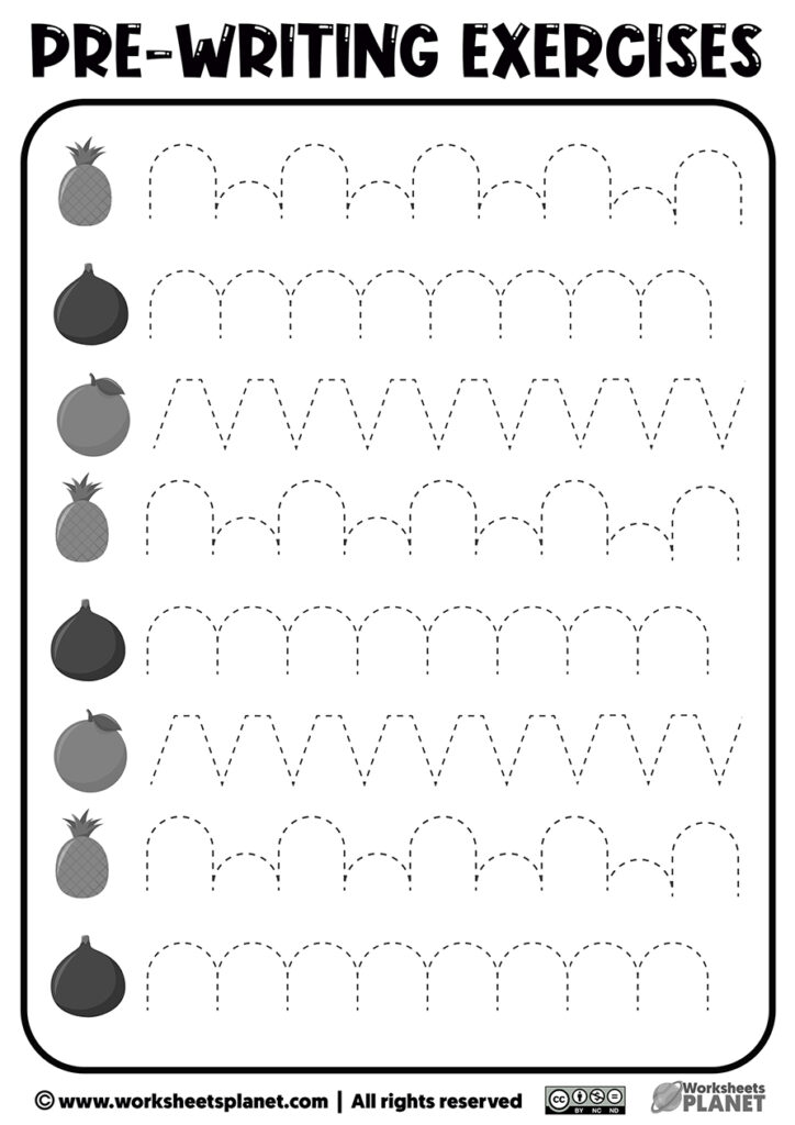 Printable Prewriting Activities for Preschoolers - Worksheets Library