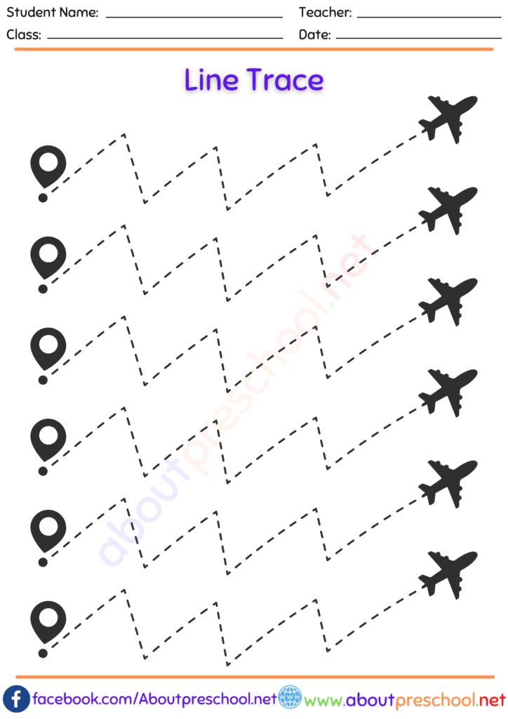 Printable Tracing Lines Worksheets Printable Tracing Lines Worksheets