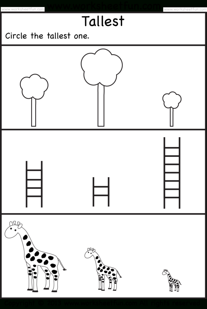 Printable Worksheets For Preschoolers Preschool Free Printable ...