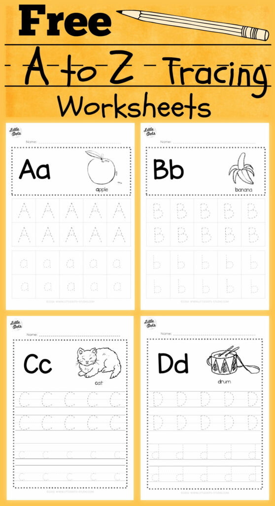 Trace The Alphabet Printable Trace The Alphabet Printable
