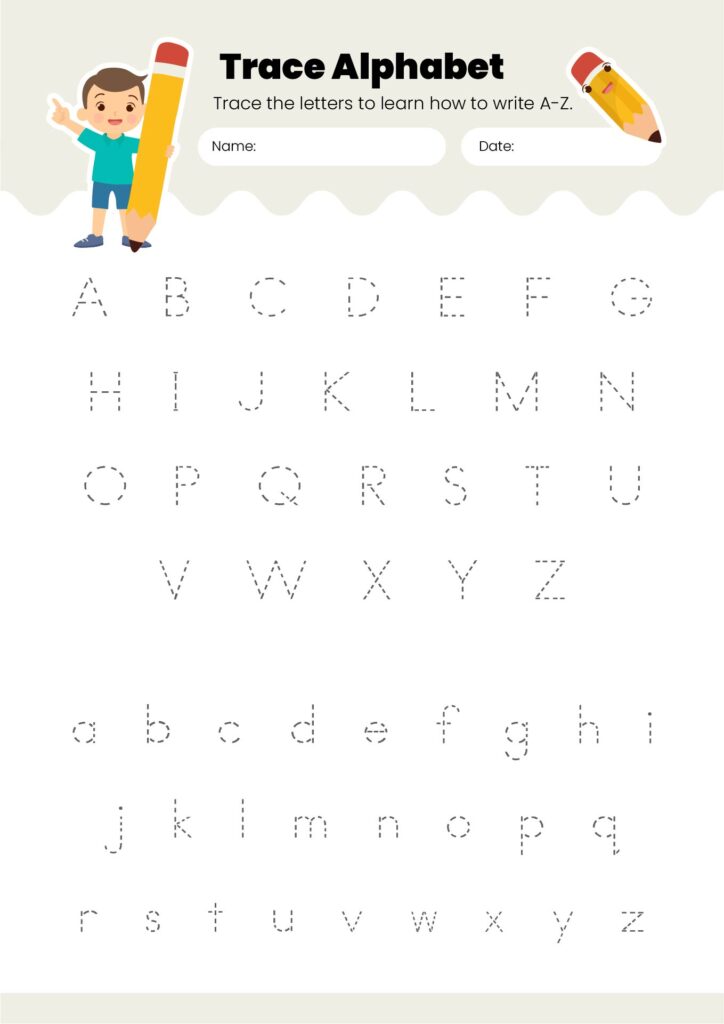 Tracing Alphabets Printables: Alphabet Worksheets For Kids – QUVLY Tracing Alphabets Printables: Alphabet Worksheets For Kids – QUVLY